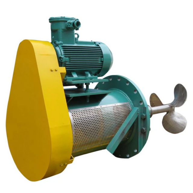 貯蔵タンク用ベルト式横入れミキサー